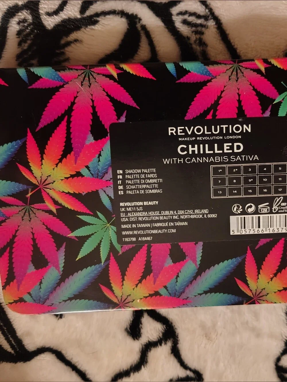 Revolution Forever Flawless Chilled Eyeshadow Palette Made w/Cannabis Sativa